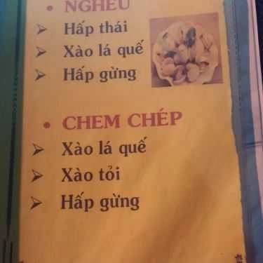 Thực đơn- Quán Ăn Nhân Ốc