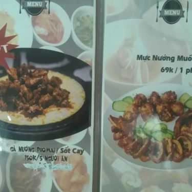 Thực đơn- Quán Ăn Hàn Quốc 2 - Lẩu Kim Chi & Nướng