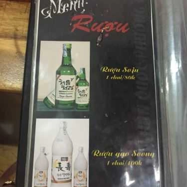 Thực đơn- Quán Ăn Hàn Quốc - Lẩu Kim Chi & Nướng