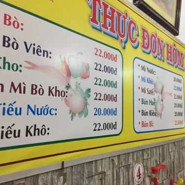 Thực đơn- Quán Ăn Quán Chay Thiên Trúc 1