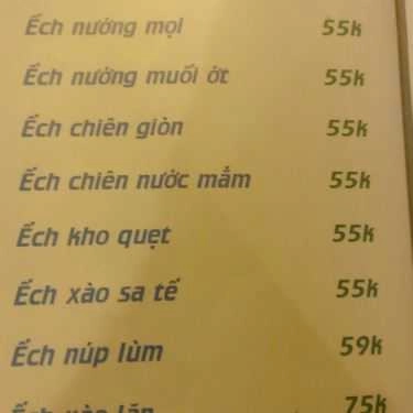 Thực đơn- Quán Ốc Mon - Quán Ăn Hải Sản