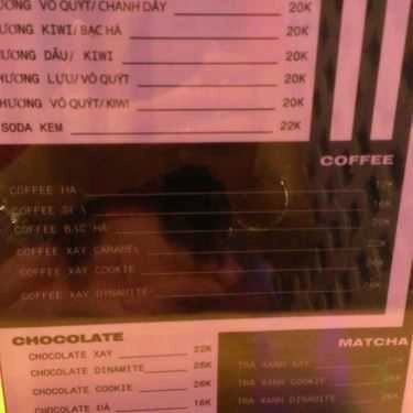 Thực đơn- Ri's Coffee Take Away