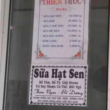 Thực đơn- Quán Ăn Quán Chay Thiên Trúc 1