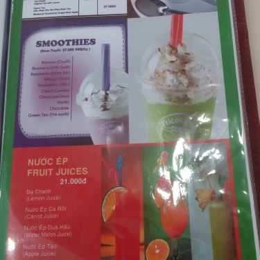 Thực đơn- Quán Ăn Tricolore - Coopmart Cà Mau