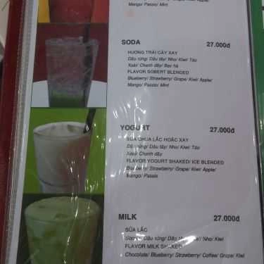 Thực đơn- Quán Ăn Tricolore - Coopmart Cà Mau