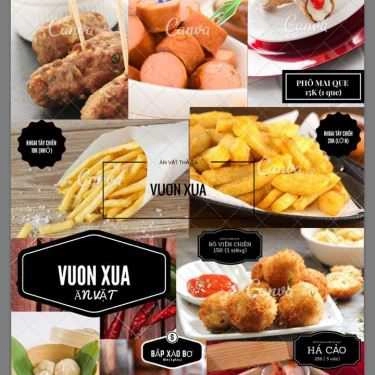 Thực đơn- Vườn Xưa Cafe