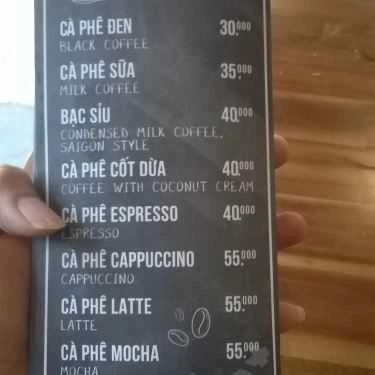 Thực đơn- 10+ Coffee & Fruits