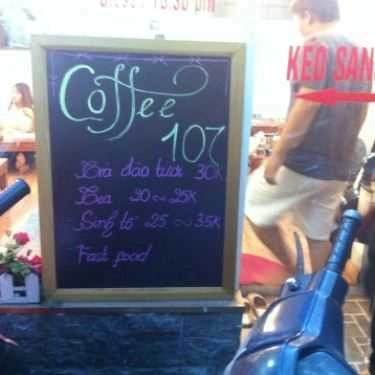Thực đơn- 107 Coffee - Đặng Văn Ngữ