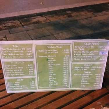 Thực đơn- Cafe 35 Drinks - Hàng Đậu