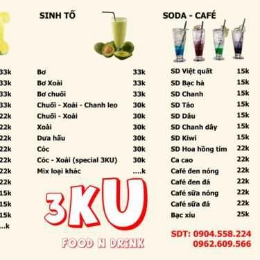 Tổng hợp- Ăn vặt 3KU - Food & Drinks