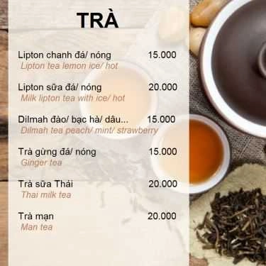Thực đơn- 565 Cafe