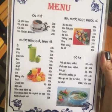 Thực đơn- 67 Cafe - Phạm Hồng Thái