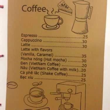 Thực đơn- 90's Coffee & Food