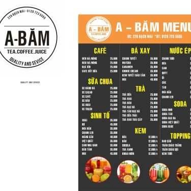 Thực đơn- A Băm Coffee