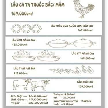 Thực đơn- Nhà Hàng ABBA Food - Lẩu, Bún Bề Bề & Cơm Văn Phòng