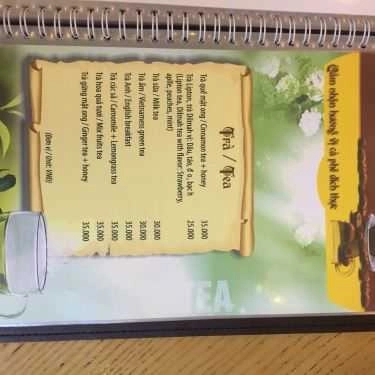 Thực đơn- Affetto Coffee
