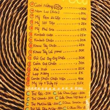 Thực đơn- Ăn vặt Ai Câp Food & Drink