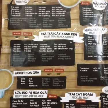 Thực đơn- Aichage - Coffee & Tea