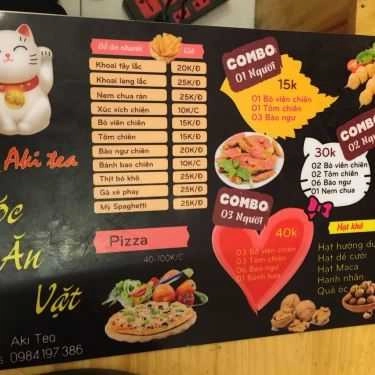 Tổng hợp- Cafe Aki Tea - Trà Sữa & Đồ Ăn Vặt
