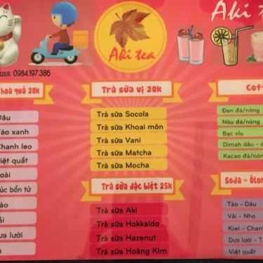 Tổng hợp- Cafe Aki Tea - Trà Sữa & Đồ Ăn Vặt