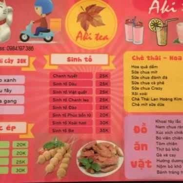 Tổng hợp- Cafe Aki Tea - Trà Sữa & Đồ Ăn Vặt