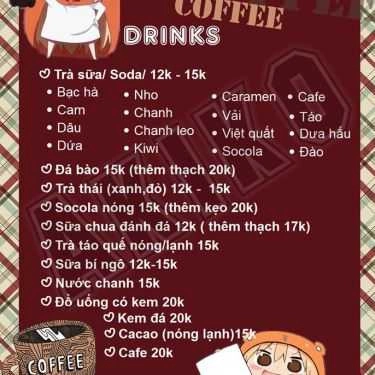 Thực đơn- Akiko's Cafe - Tô Hiệu