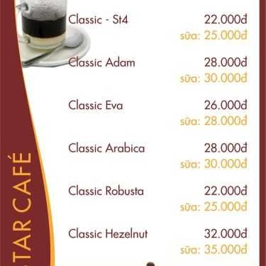 Thực đơn- Molstar Cafe - Lê Thanh Nghị
