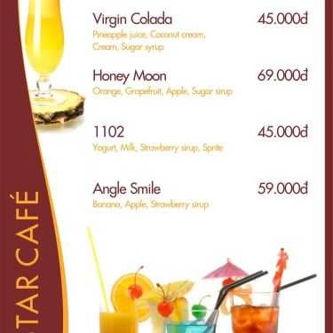 Thực đơn- Molstar Cafe - Lê Thanh Nghị