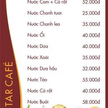 Thực đơn- Molstar Cafe - Lê Thanh Nghị