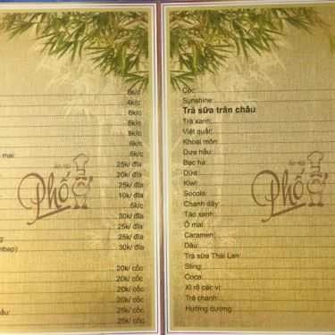 Thực đơn- Ăn Vặt Phố & Bánh Mì Đà Nẵng