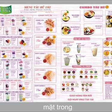 Thực đơn- Cafe Kem 1102 - Kem & Các Món Ăn Vặt