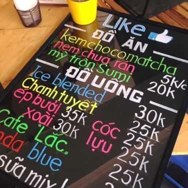 Thực đơn- Cafe Sumi Ice Cream & Drinks
