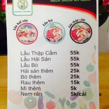 Thực đơn- Funny Panda - Ăn Vặt Các Loại