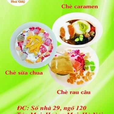 Tổng hợp- Ăn vặt Chè Ngọc Thạch Hoa Giấy