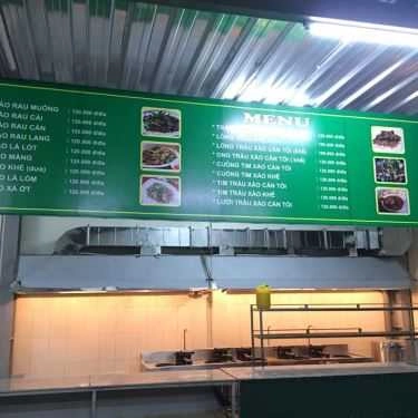 Thực đơn- Quán Nhậu Trâu Tươi Đồng Xanh - Cầu Diễn