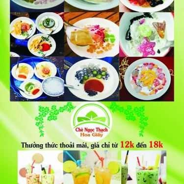 Tổng hợp- Ăn vặt Chè Ngọc Thạch Hoa Giấy