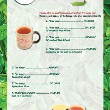 Thực đơn- Cafe NTEA Drink - Đội Cấn