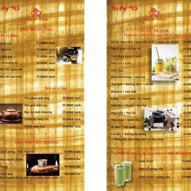 Thực đơn- Cafe Tri Kỷ Trà