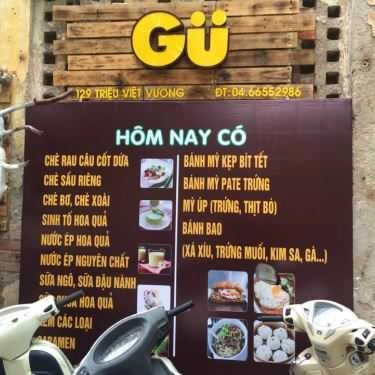 Thực đơn- Cafe Chè Gu - Chè & Các Món Ăn Vặt