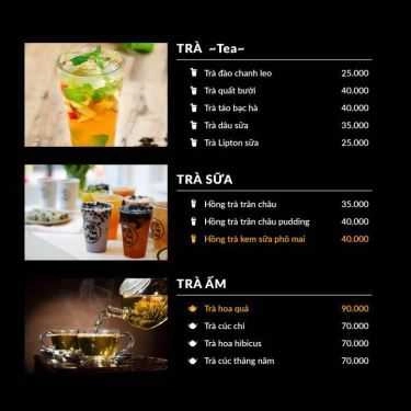 Thực đơn- Hot Summer Coffee & Tea