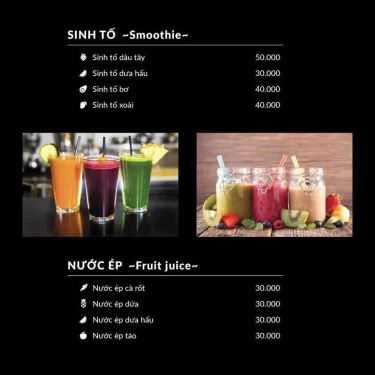 Thực đơn- Hot Summer Coffee & Tea