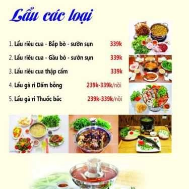 Thực đơn- Nhà Hàng Tuyết - Bia Hơi Hà Nội