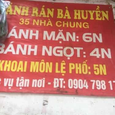 Thực đơn- Ăn vặt Bánh Rán Bà Huyền