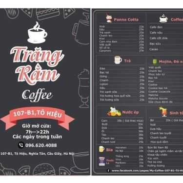 Thực đơn- Trăng Rằm Coffee