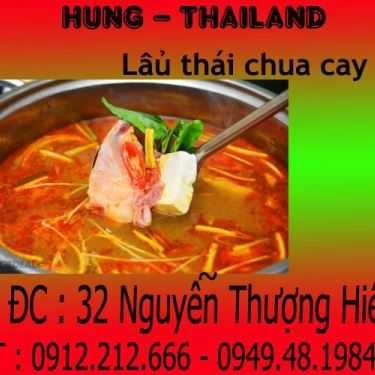 Thực đơn- Nhà Hàng Hùng Thái Lan - Lẩu Thơm Cốt Dừa