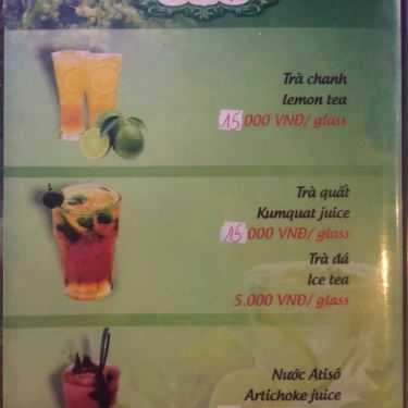 Thực đơn- Ăn vặt Ẩm Thực 26 - Đồ Ăn Nhanh