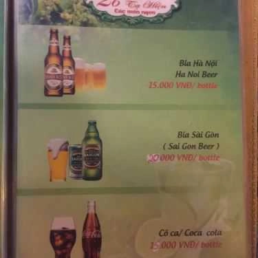 Thực đơn- Ăn vặt Ẩm Thực 26 - Đồ Ăn Nhanh