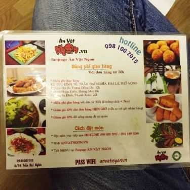 Thực đơn- Ăn Vặt Ngon - Trần Đại Nghĩa