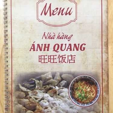 Thực đơn- Nhà Hàng Ánh Quang - Ẩm Thực Trung Hoa