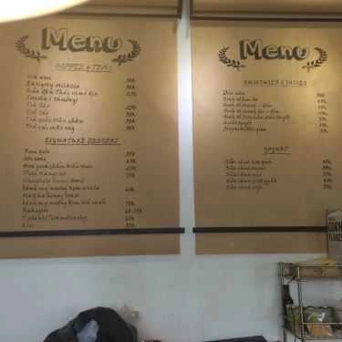 Thực đơn- Aroi Dessert Cafe - Khương Trung